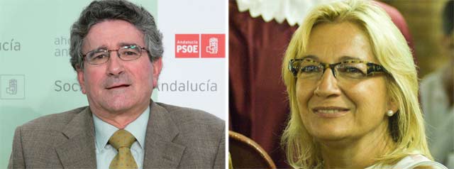 El consejero de Gobernación, Luis Pizarro, y la delegada de la Junta en Sevilla, Carmen Tovar, responsables taurinos a nivel andaluz y sevillano, respectivamente