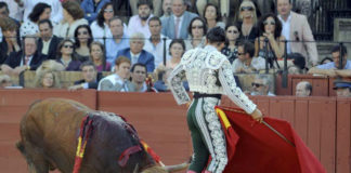 El primero de la tarde. (FOTO: Sevilla Taurina)