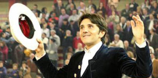Diego Ventura, esta tarde en Zaragoza. (FOTO: burladero.com)