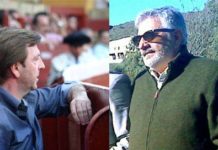 Curro Vázquez: «Cuvillo es de los hierros preferidos por Morante en Sevilla y en cualquier plaza» El apoderado de Morante, Curro Vázquez, y el empresario Eduardo Canorea. (FOTOS: Sevilla Taurina)