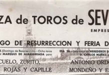Cuéntame qué pasó en 1968 (a propósito de la de 2011) Cabecera del cartel de la Maestranza en 1968.