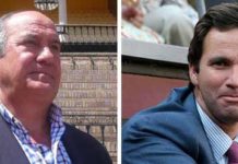 La empresa de Sevilla rectifica y contrata una corrida de Núñez del Cuvillo El empresario Ramón Valencia y el ganadero Álvaro Núñez.
