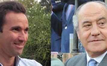 El ganadero Álvaro Núñez y el empresario Ramón Valencia.