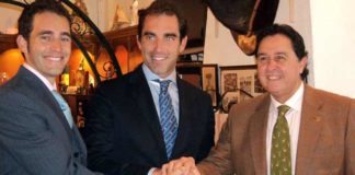 Luis Mariscal, Salvador Cortés y Tomás Campuzano. (FOTO: Javier Martínez)