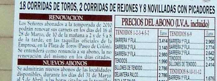 El polémico horario de renovación de abonos 2011. (FOTO: Javier Martínez)