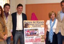 Salvador Cortés, solidario Salvador Cortés, durante la presentación del festival.