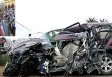 Fallece en accidente de tráfico el ganadero Juan Pedro Domecq Estado en el que quedó el todoterreno de Juan Pedro Domecq. (FOTOS: EFE y Matito)