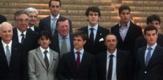 Los taurinos premiados esta noche. (FOTO: Javier Martínez)