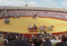 Suspendida la exhibición de enganches en la Maestranza Por segundo año consecutivo se suspende la exhibición de enganches en la Maestranza.
