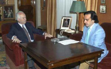 Alfonso Guajardo en una entrevista concedida a Francisco Mateos, director de SEVILLA TAURINA. (FOTO: Matito)