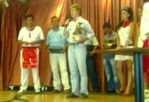 Trofeo para el novillero sevillano Borja Jiménez Acto de entrega del trofeo al novillero sevillano Borja Jiménez.