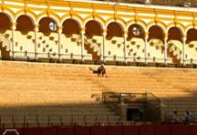 A 70 euros el tendido de sombra para la corrida del 15 de agosto Los sufridos tendidos de sol de la Maestranza. (FOTO: Javier Martínez)