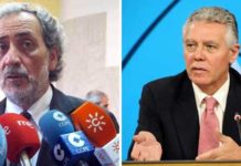 El Defensor del Pueblo Andaluz resuelve A FAVOR de SEVILLA TAURINA El Defensor del Pueblo Andaluz, José Chamizo -a la izquierda-, ha resuelto a favor de SEVILLA TAURINA y en contra del consejero de Gobernación y Justicia de Andalucía, Francisco Menacho.