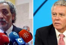 Admitida a trámite la denuncia contra el consejero de Gobernación de la JUNTA DE ANDALUCÍA El Defensor del Pueblo Andaluz, José Chamizo (izquierda), observa indicios de un posible incumplimiento del consejero de Gobernación de la Junta, Francisco Menacho (derecha), a la libertad de información establecida en la Constitución y en el Estatuto Andaluz.