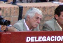El asesor técnico taurino de la Junta de Andalucía afirma que algunos periodistas taurinos «dan pena» El asesor técnico taurino de la Junta de Andalucía, en el polémico burladero oficial de la Junta en la Maestranza. (FOTO: Sevilla Taurina)