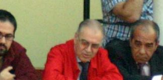 Eugenio Gil Mercado, en su habitual balconcillo de la Grada 2 en el primer festejo de la última Feria de Abril. FOTO: Javier Martínez