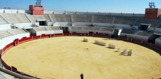 Vista de la plaza de toros de Utrera.