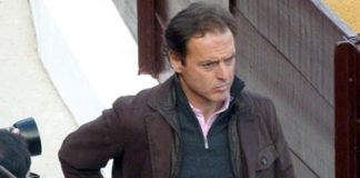 Fernando Cepeda, en el callejón de Olivenza el pasado sábado. (FOTO: Ambitotoros)