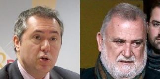 Los representantes municipales del PSOE, Juan Espadas, e IU, Antonio Rodrigo Torrijos, no apoyaron la declaración de los toros como Patrimonio Inmaterial de Sevilla.