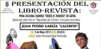 Cartel del coloquio, bajo la figura de 'Calerito'.