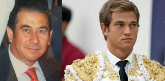 José Luis Cazalla y su nuevo torero, Julio Benítez.