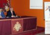 Eduardo Canorea y Ramón Valencia explicando el final de temporada en Sevilla. (FOTO: Romero/lamaestranza.es)