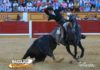 Diego Ventura en su actuación en Badajoz esta tarde. (FOTO: Gallardo/badajoztaurina.com)