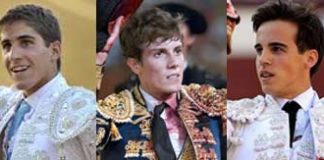 Rafael Cerro, Tomás Angulo y Gonzalo Caballero.