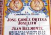 Azulejo inaugurado en la plaza de Las Ventas en recuerdo de Joselito y Belmonte.