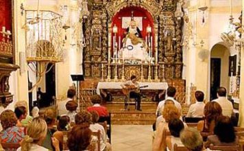 La capilla de la Hermandad del Baratillo.