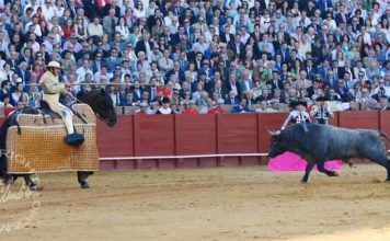 Suerte de varas en la Maestranza. (FOTO: lopez-matito.com)