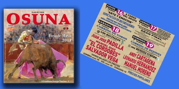 Cartel para la Feria de Osuna 2013.