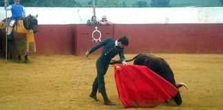 Rafael Serna, en la final del certamen en La Palmosilla.