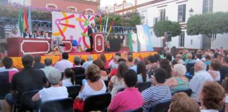 Presentación de los carteles y pregón de La Algaba este año.