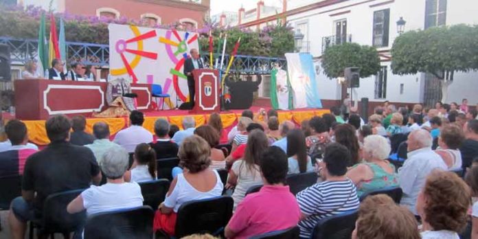 Presentación de los carteles y pregón de La Algaba este año.