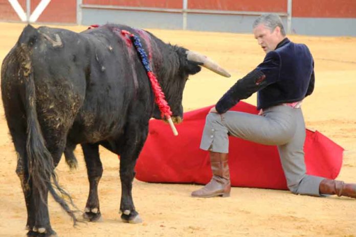 Espartaco toreó en el festival de La Puebla del Río, hace dos temporadas. (FOTO: lopezmatito.com)