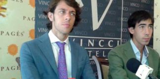 El sevillano Antonio Nazaré y el malagueño Jiménez Fortes, en su encuentro con periodistas. (FOTO: Sevilla Taurina)