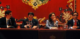 Algunos de los ponentes de la primera jornada.
