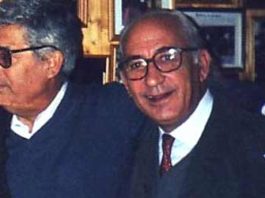 Curro Puya junto a José Manuel López, autor del artículo.