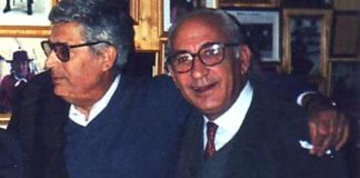 Curro Puya junto a José Manuel López, autor del artículo.
