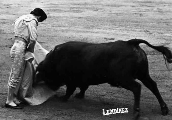 Curro Puya destacó en su toreo con el capote. (FOTO: Arjona)