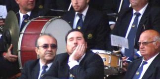 José Manuel Tristán, al frente de la banda de música 'Maestro Tejera'. (FOTO: Javier Martínez))