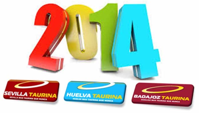 El equipo de nuestros portales SEVILLA TAURINA, BADAJOZ TAURINA y HUELVA TAURINA le desea Feliz Año Nuevo 2014.