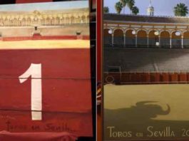 El cartel del 12 de octubre de 2013 y el de la temporada 2014.