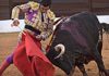 Morante y su gran toreo hoy en Olivenza. (FOTO: Gallardo/badajoztaurina.com))