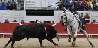 Diego Ventura, esta mañana en Arles. (FOTO: González Arjona)