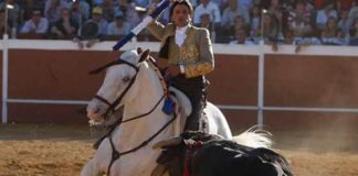 Diego Ventura, esta tarde en Herrera. (FOTO: González Arjona)