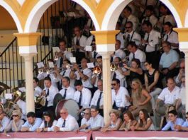 La excelente banda de música del Maestro Tejera, hoy con poco trabajo.