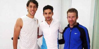 Antonio Nazaré ha coincidido en la rehabilitación con el jugador de fútbol Jesús Navas.