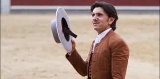 Diego Ventura, en la vuelta al ruedo tras cortar hoy una oreja en Madrid. (FOTO: las-ventas.com)